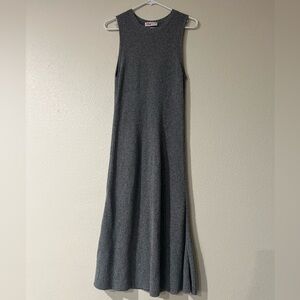Orley woven silk sleeveless sweater dress